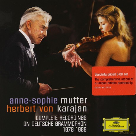 Mutter & Karajan: Complete Deutsche Grammophon Recordings [5CD]