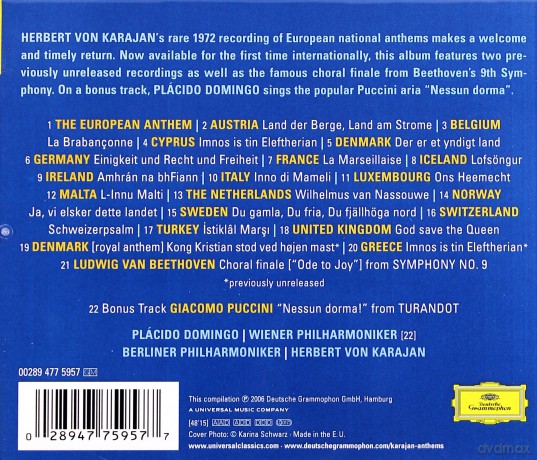 Karajan: The Anthems Album [CD]