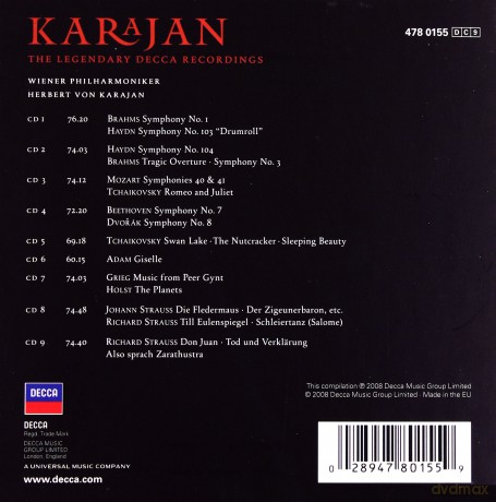 Karajan: The Legendary Decca Recordings Box [9CD]