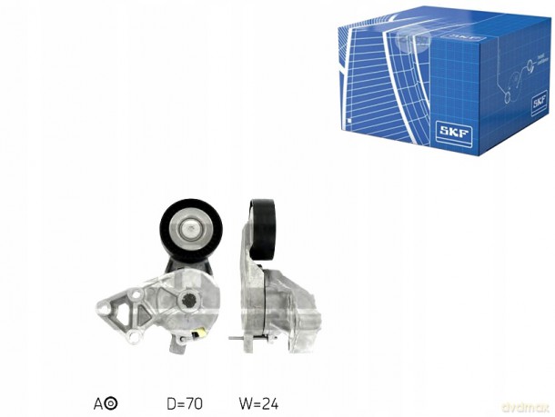 SKF VKM 31019 Rolka napinacza, pasek klinowy wielorowkowy Audi Skoda VW Seat Ford