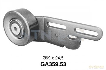 SNR GA359.53 Rolka napinacza, pasek klinowy wielorowkowy Peugeot Citroen