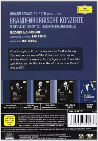 Karl Richter: Bach:Brandenburgische Konzerte [DVD]