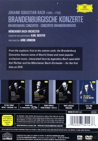 Karl Richter: Bach:Brandenburgische Konzerte [DVD]