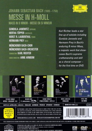 Karl Richter: Bach:Messe In H-Moll [DVD]