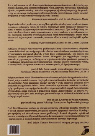 Tanatopedagogika w doświadczeniu wielowymiarowości człowieka i śmierci - Józef Binnebesel [KSIĄŻKA]