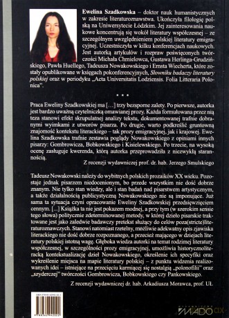 Proza fabularna Tadeusza Nowakowskiego - Ewelina Szadkowska [KSIĄŻKA]