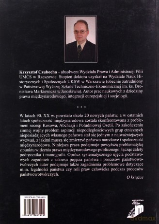Pojęcie państwa i procesy państwowotwórcze we współczesnym prawie międzynarodowym - Krzysztof Czubocha [KSIĄŻKA]