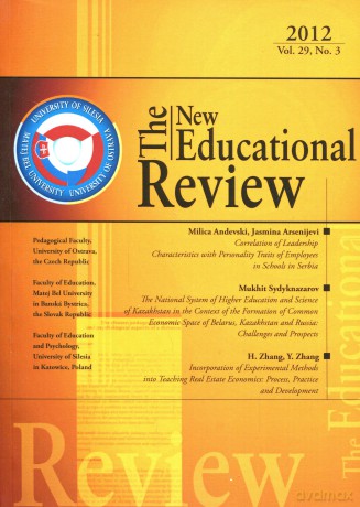 The New Educational Review 3/2012 [KSIĄŻKA]