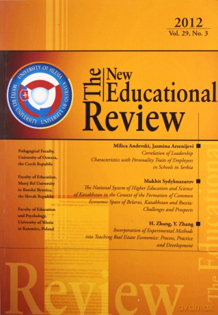 The New Educational Review 3/2012 [KSIĄŻKA]