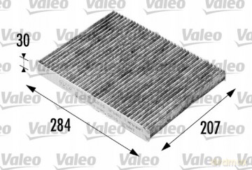 Valeo 698716 Filtr, wentylacja przestrzeni pasażerskiej Skoda VW