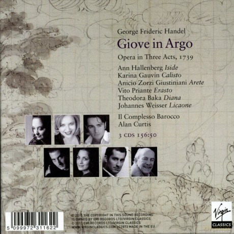 Alan Curtis: Giove In Argo (Limited) [3CD]