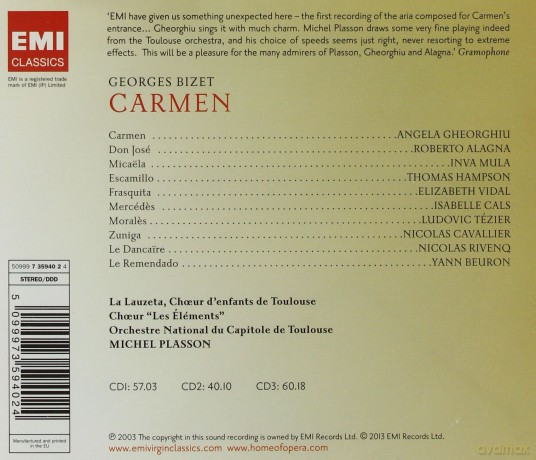 Angela Gheorghiu: Carmen [3CD]