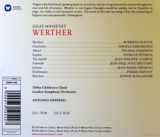 Angela Gheorghiu: Werther [2CD]