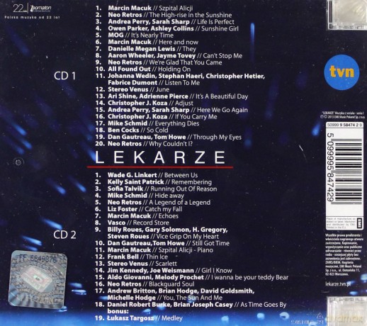 Lekarze soundtrack [2CD]