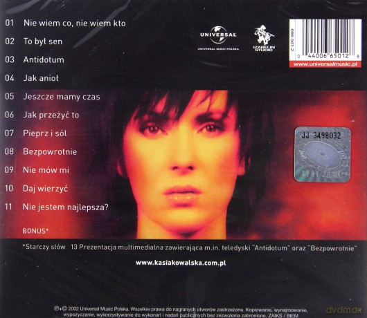 Kasia Kowalska: Antidotum [CD]
