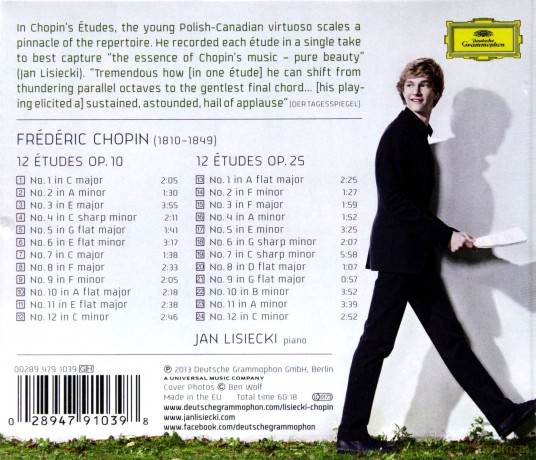 Jan Lisiecki: Chopin Etudes [CD]