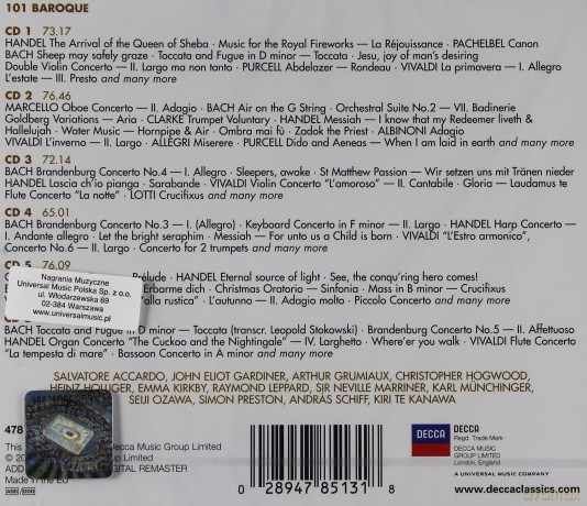 Baroque 101 [6CD]