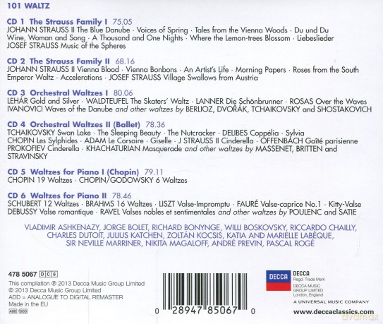 Waltzes 101 [6CD]