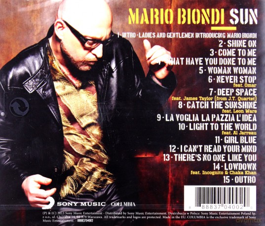 Mario Biondi: Sun [CD]