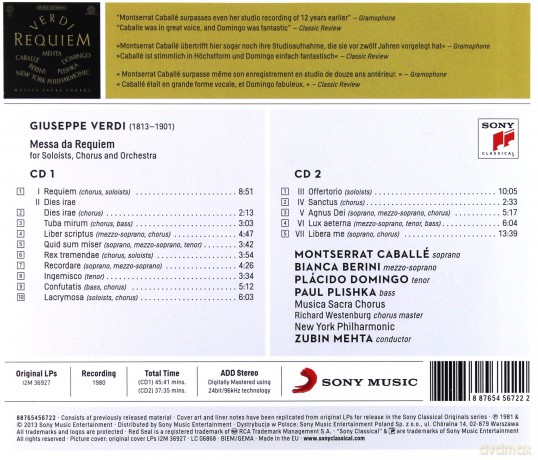 Montserrat Caballe: Verdi: Requiem [2CD]