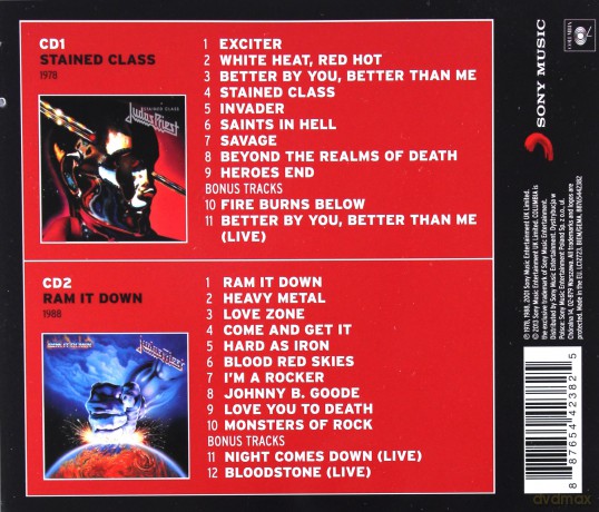 Judas Priest: Stained Class/Ram It Down [2CD]