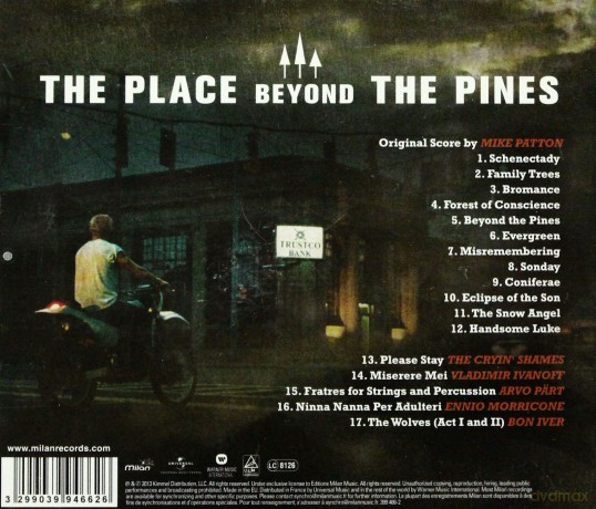 The Place Beyond The Pines soundtrack (Drugie Oblicze) (Mike Patton) [CD]