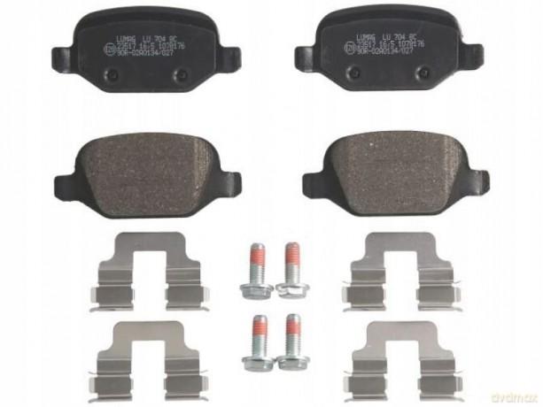 Zestaw klocków hamulcowych, hamulce tarczowe Breck 23517 00 704 00 Fiat Lancia Alfa Romeo