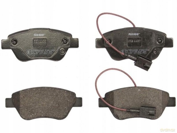 Zestaw klocków hamulcowych, hamulce tarczowe Ferodo FDB1946 Peugeot Citroen Alfa Romeo