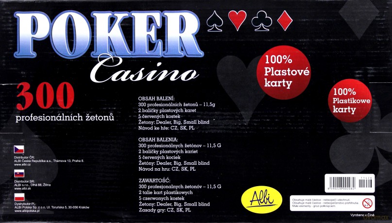 Albi Poker 300 Żetonów Y37 [GRA]