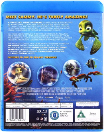 A Turtle's Tale: Sammy's Adventure (Żółwik Sammy) [Blu-Ray 3D]
