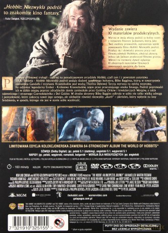 Hobbit: Niezwykła podróż. Limitowana edycja specjalna z albumem [2DVD]+[KSIĄŻKA]