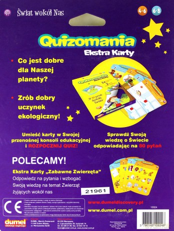 DUMEL Dumel Discovery - Extra karty - Świat wokół nas [ZABAWKA]