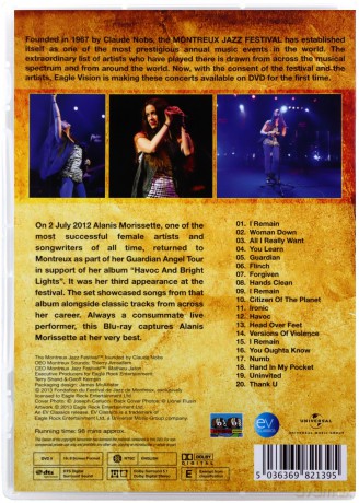Alanis Morrissette: Live at Montreux 2012 [DVD]