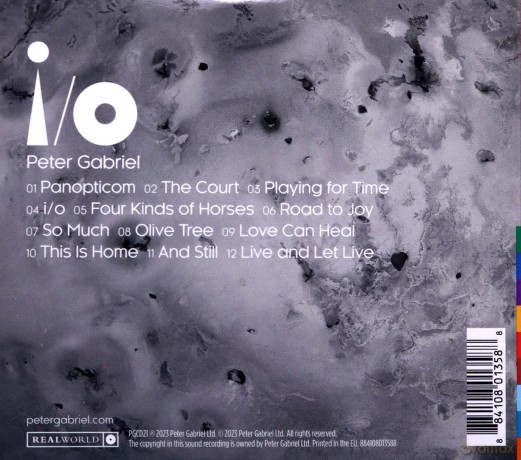 Peter Gabriel: I/O [2CD]