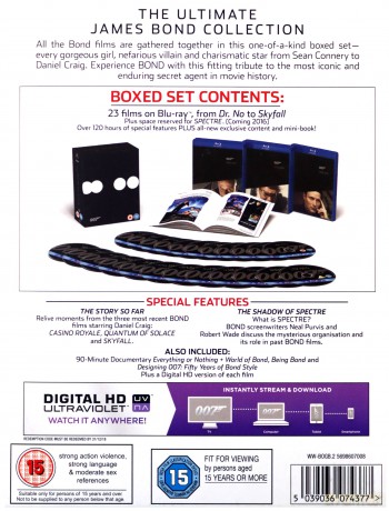 007 James Bond: The Ultimate Collection [BOX] [24xBlu-Ray]