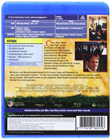 Dead Poets Society (Stowarzyszenie Umarłych Poetów) [Blu-Ray]