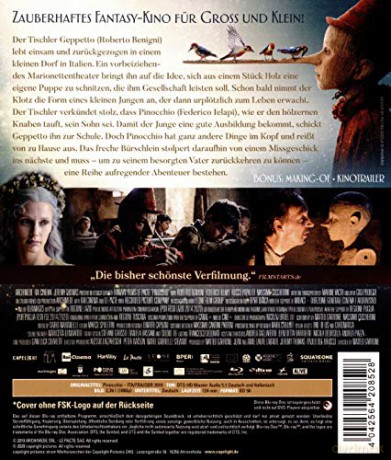 Pinocchio (Pinokio) [Blu-Ray]
