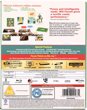 Elf (steelbook) [Blu-Ray 4K]+[Blu-Ray]