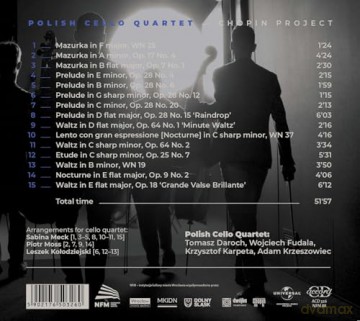 Polish Cello Quartet: Polish Cello Quartert - Chopin Project [CD]