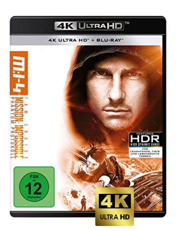 Mission: Impossible - Ghost Protocol [Blu-Ray 4K]+[Blu-Ray]