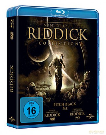 Pitch Black / The Chronicles of Riddick / Dark Fury [2xBlu-Ray]+[DVD]
