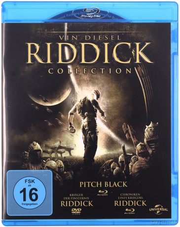 Pitch Black / The Chronicles of Riddick / Dark Fury [2xBlu-Ray]+[DVD]