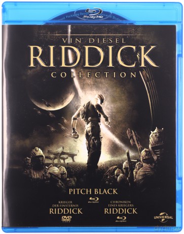 Pitch Black / The Chronicles of Riddick / Dark Fury [2xBlu-Ray]+[DVD]
