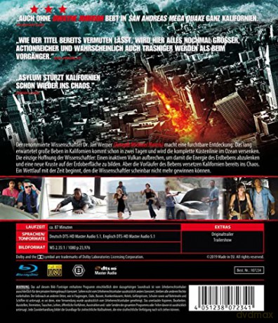 San Andreas Mega Quake (Mega trzęsienie w San Andreas) [Blu-Ray]