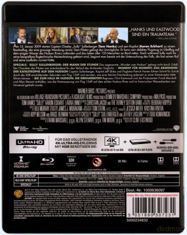 Sully [Blu-Ray 4K]+[Blu-Ray]