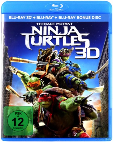 Teenage Mutant Ninja Turtles (Wojownicze żółwie ninja) [Blu-Ray 3D]+[2xBlu-Ray]