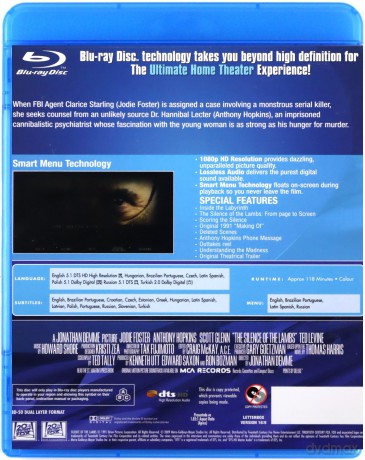 Milczenie owiec [Blu-Ray]
