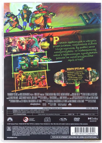 Wojownicze Żółwie Ninja: Zmutowany chaos [DVD]