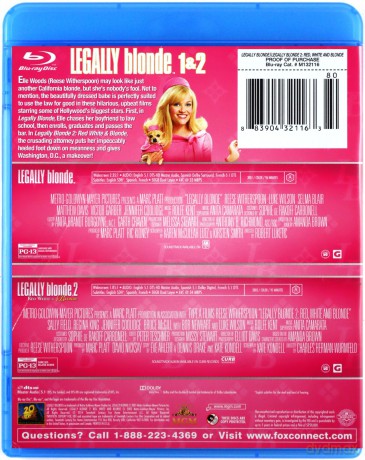 Legally Blonde 1-2 (Legalna blondynka) [2xBlu-Ray]