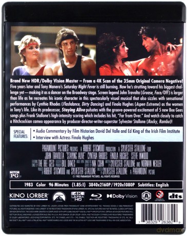 Staying Alive (Pozostać żywym) [Blu-Ray 4K]+[Blu-Ray]